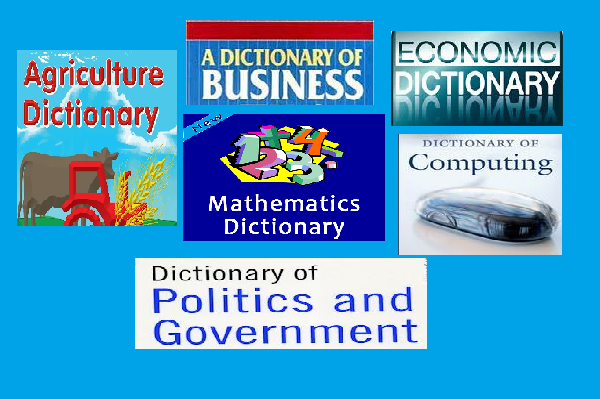 dictionaries-of-different-subjects